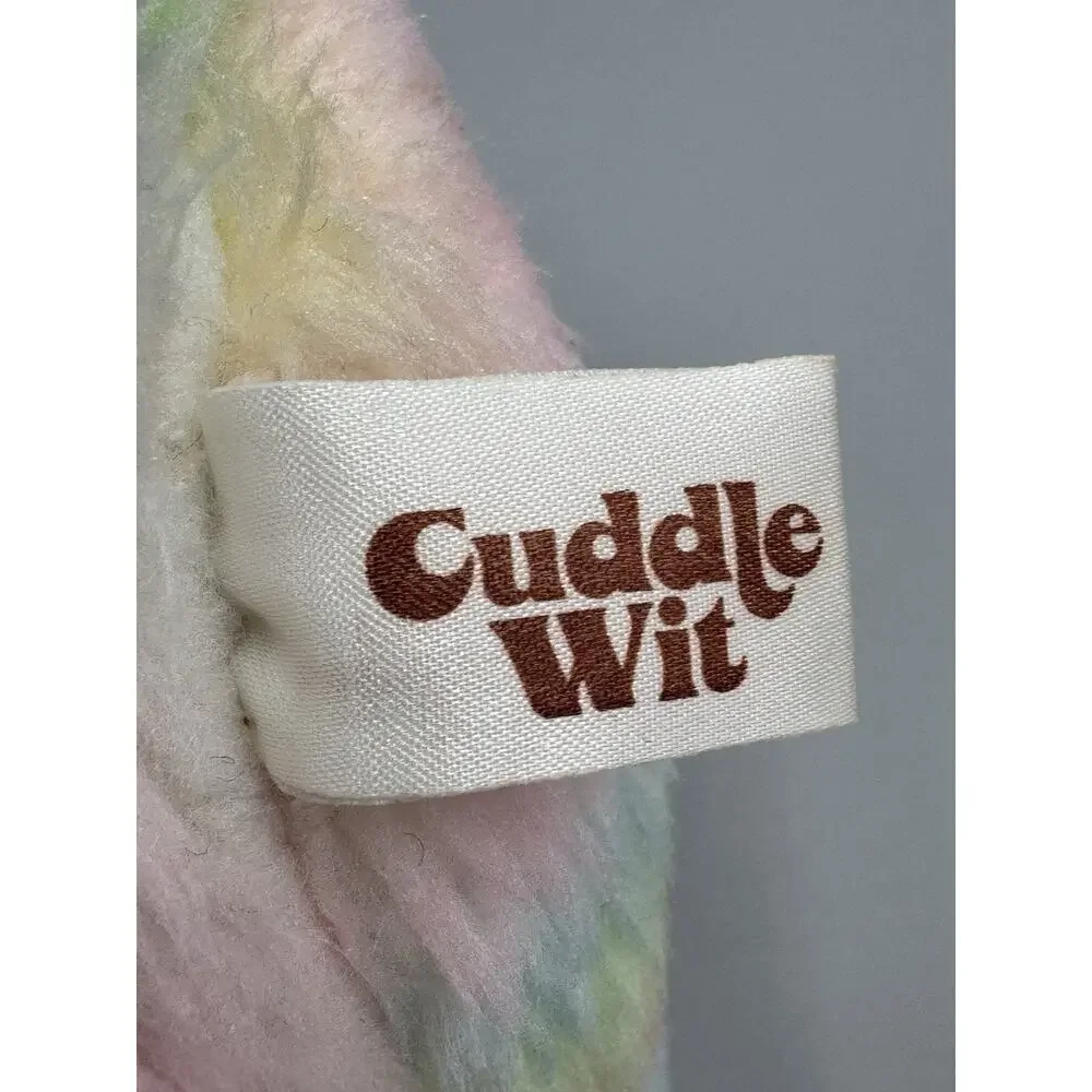 Vintage‎ Cuddle Wit Bunny Rabbit Pastel Tie Dye Plush 11” Stuffed Animal